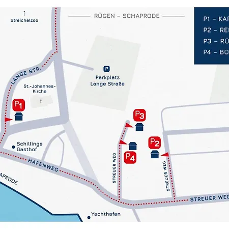 Ruegenferienhaus - Hafen * 샤프로데